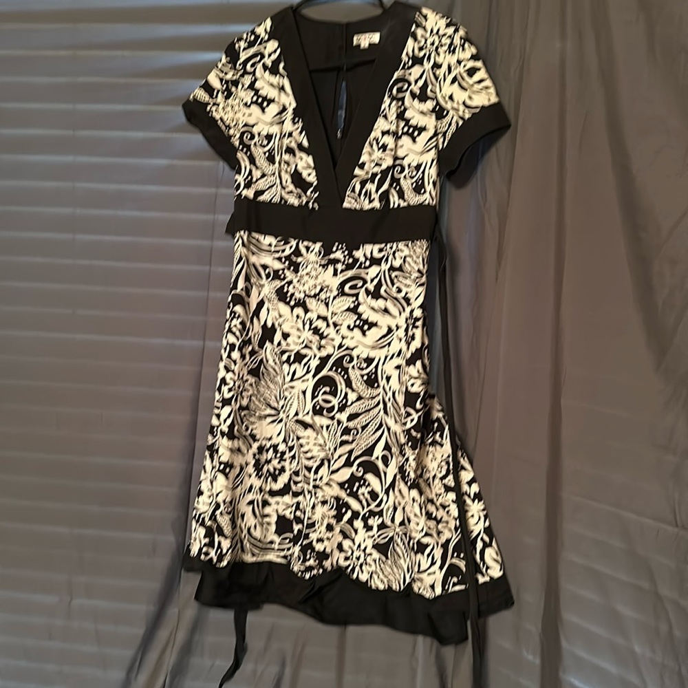 OC-OC Black and White Dress
